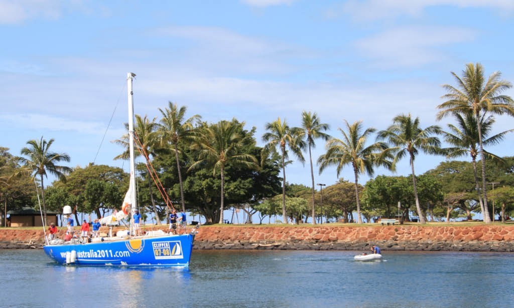 westernaustralia2011.com in Honolulu © Clipper Ventures PLC . http://www.clipperroundtheworld.com